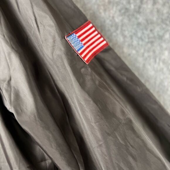SCREENSHOT OUT OF SPACE (LOREM IPSUM) AMERICAN FLAG WINDBREAKER JACKET ADULT L - Picture 8 of 8